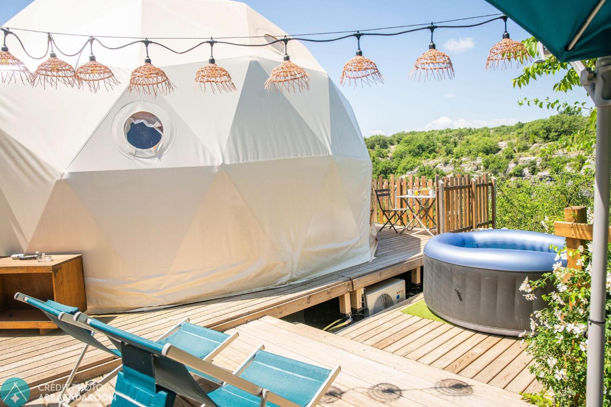 Les Domes Des Gorges Hotel Ruoms Exterior photo